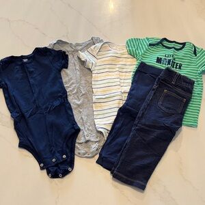 EUC Carters Boys One Piece Set
